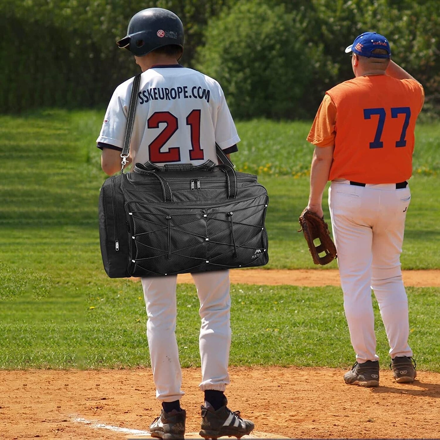 Baseball Softball Bag Extra Large Catchers Gear Duffle Bag Vented Shoes