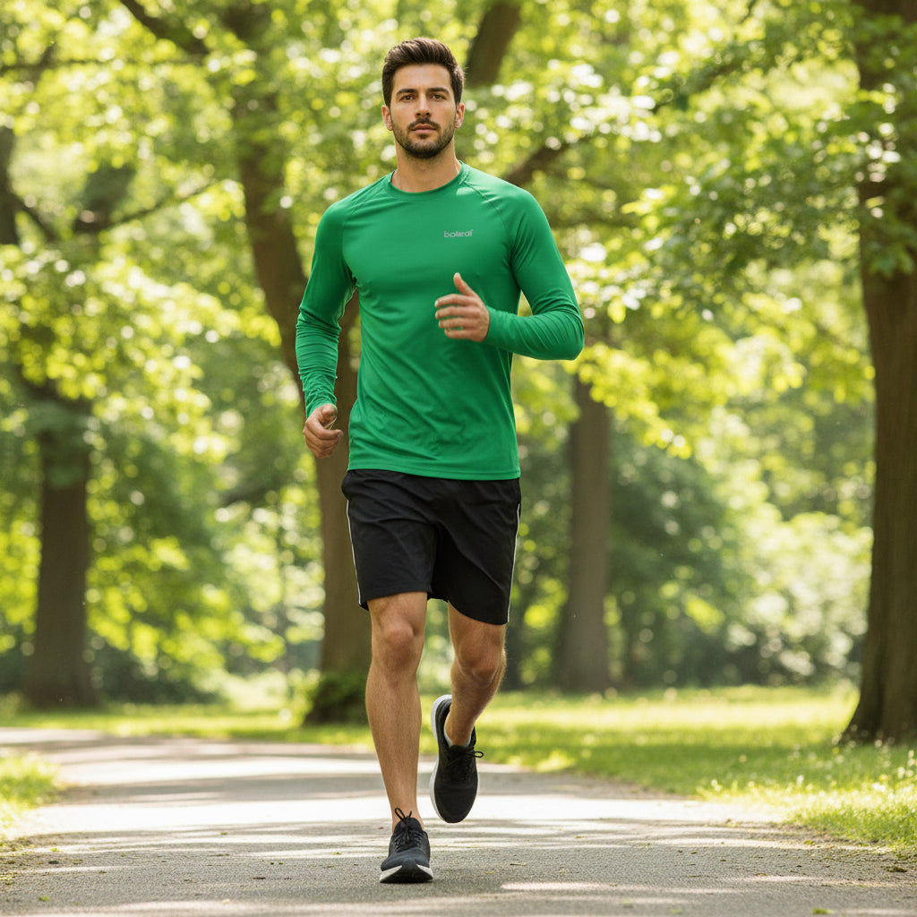 Men'S Long Sleeve Running Shirts Quick Dry Workout Shirts Athletic T-Shirts Lightweight Soft Fishing Tee Tops