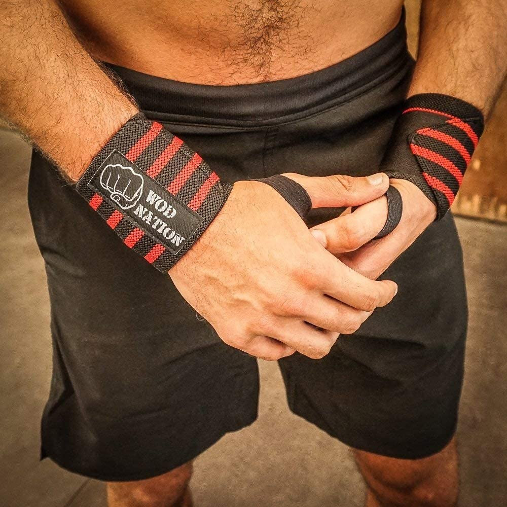 Wrist Wraps for Weightlifting & Strength Training – Professional Gym Straps W/Thumb Loop for Men & Women