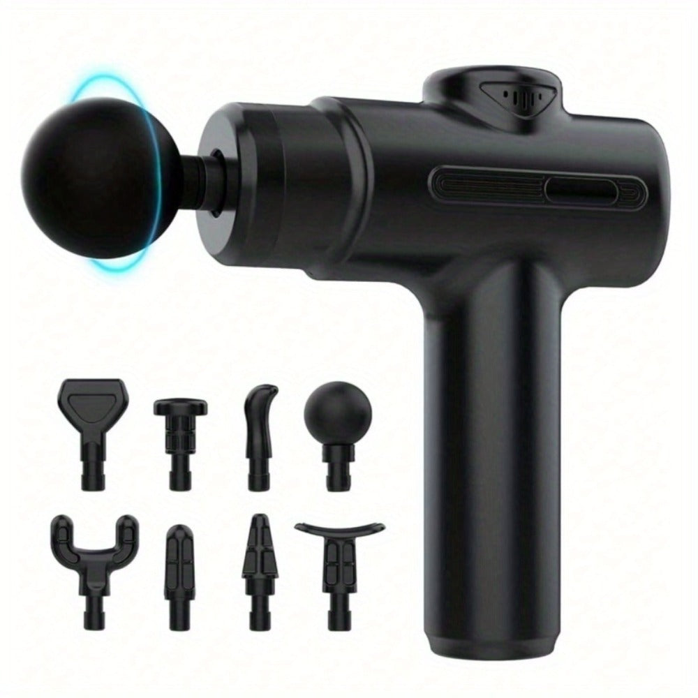 TotalFit Pro Massage Gun - Deep Tissue Percussion Massager with 8 Heads