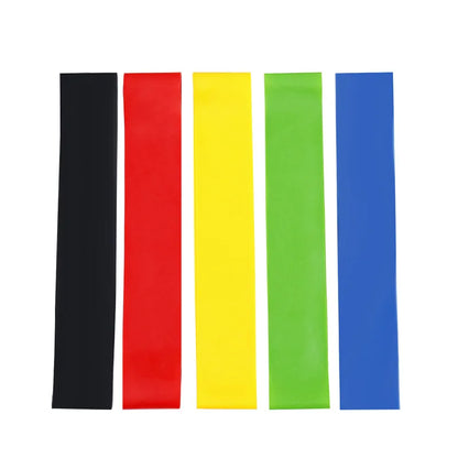 Resistance Bands, Set of 5 TPE Elastic Workout Bands Exercise Loop for Working Out Gym Strength Training Yoga Pilates