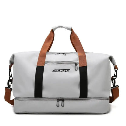 Gym Bag with Shoe Compartment