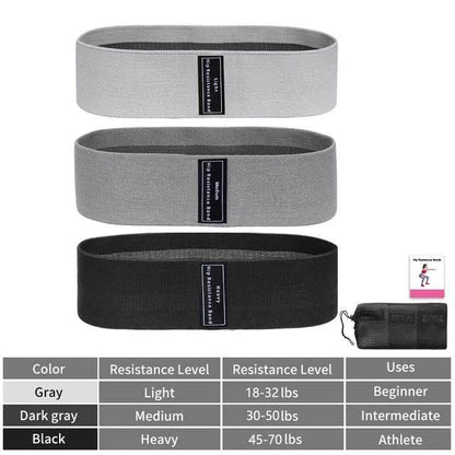 Fabric Resistance Hip Booty Bands Thigh Elastic Workout Bands