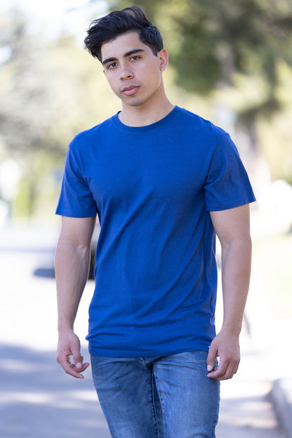 Men's Bamboo Viscose/Organic Cotton Short Sleeve T-Shirt - Classic Cut