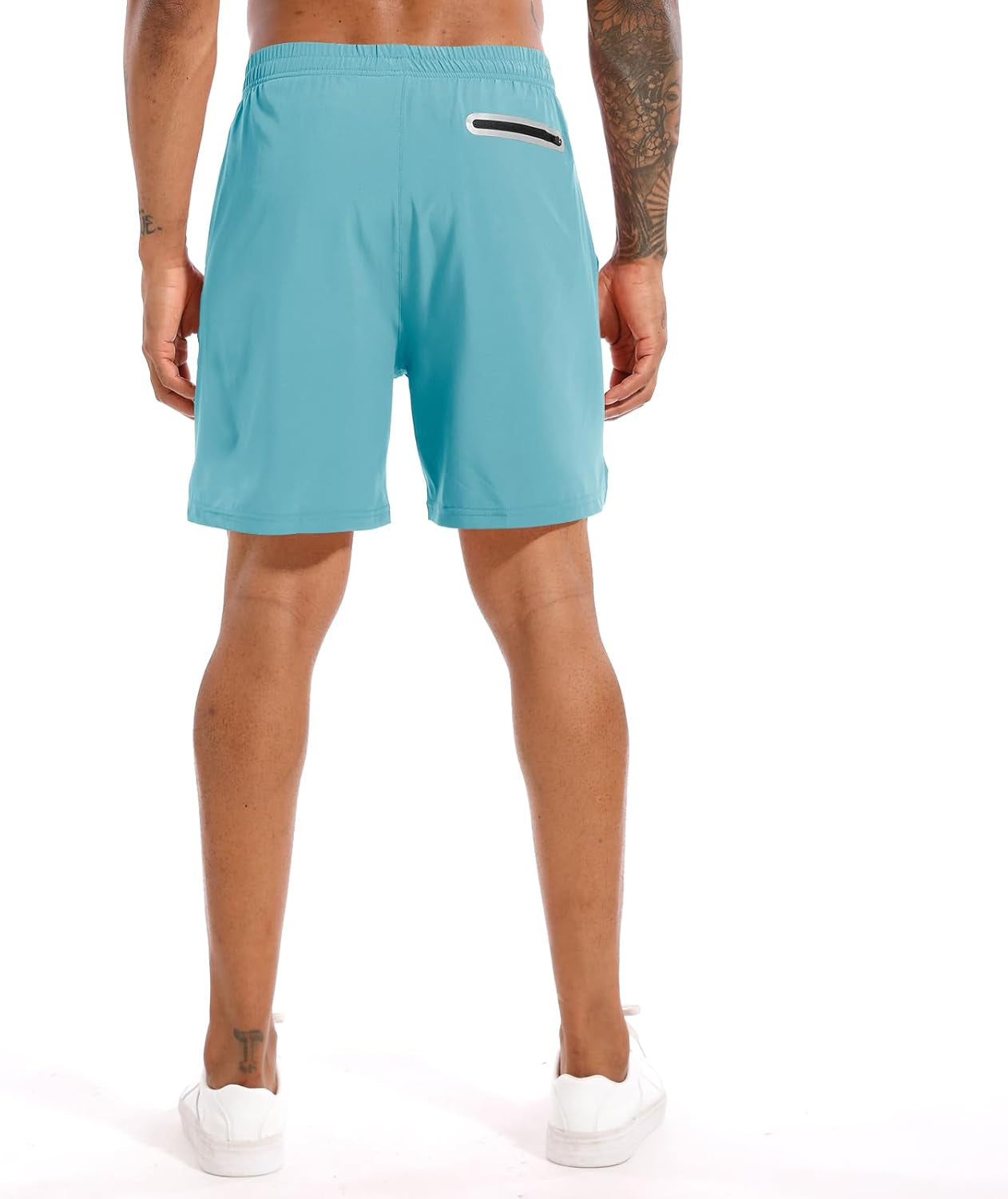 Men'S 2 in 1 Running Shorts 5 in or 7 in Quick Dry Gym Athletic Workout Shorts for Men with Phone Pockets