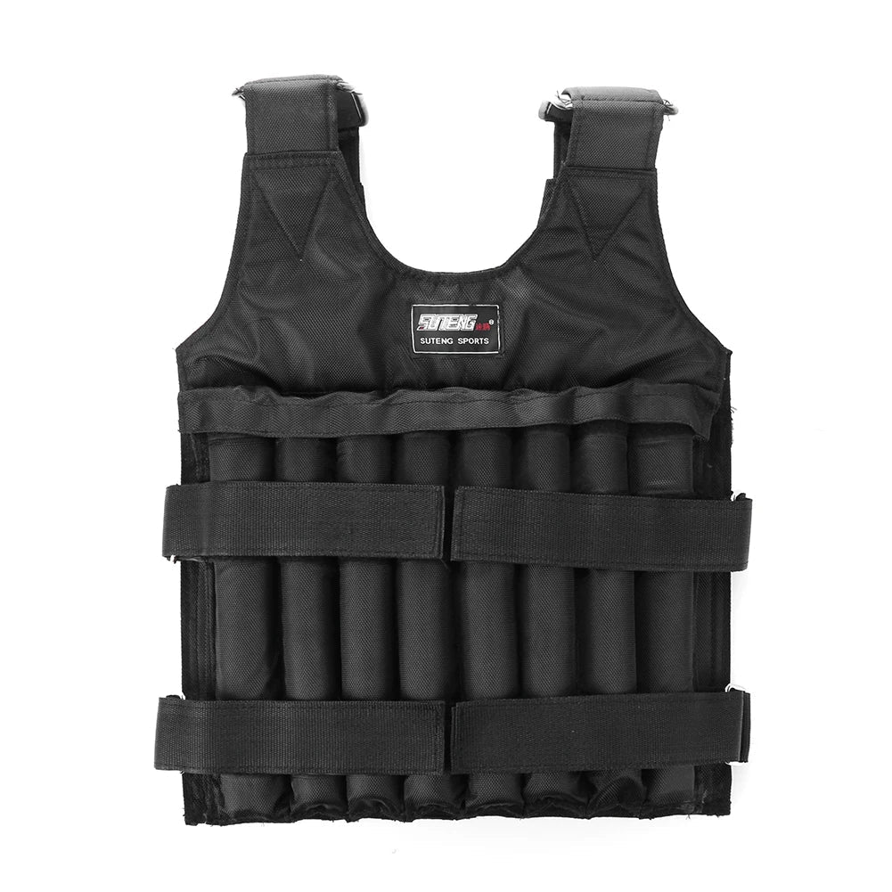 3/15/35Kg Weight Training Suit Empty Bag Fitness Running Vest Adjustable Weight Jacket Workout Equipment for Workout Jogging