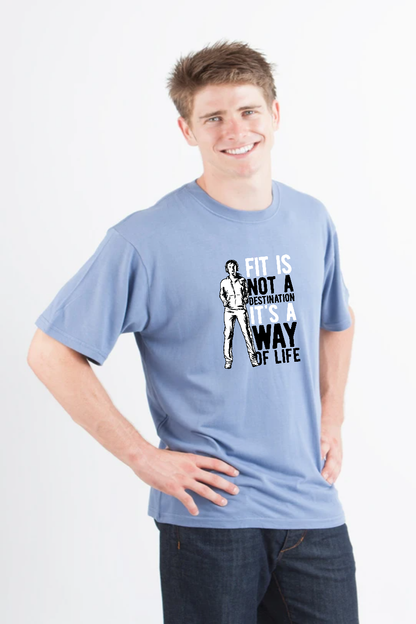 Men's Bamboo Viscose/Organic Cotton Short Sleeve Graphic T-Shirt