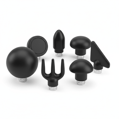 Muscle Massage Gun - Deep Tissue Percussion Massager with 6 Heads