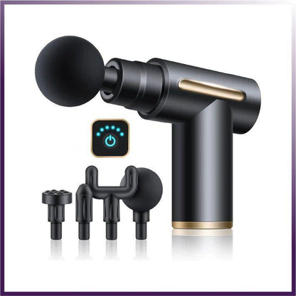 Muscle Massage Gun - Deep Tissue Percussion Massager with 6 Heads