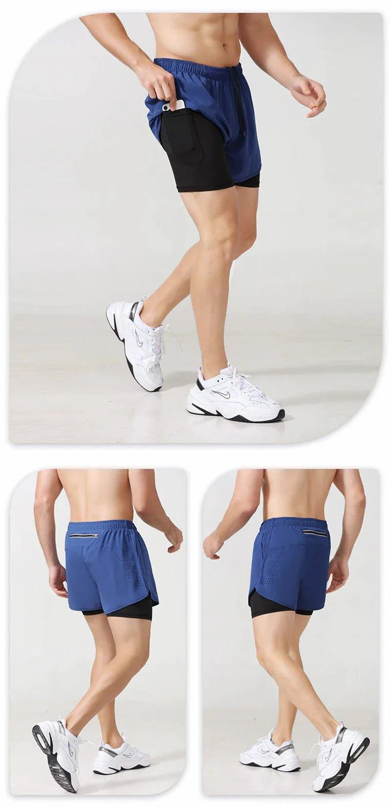 Men running shorts