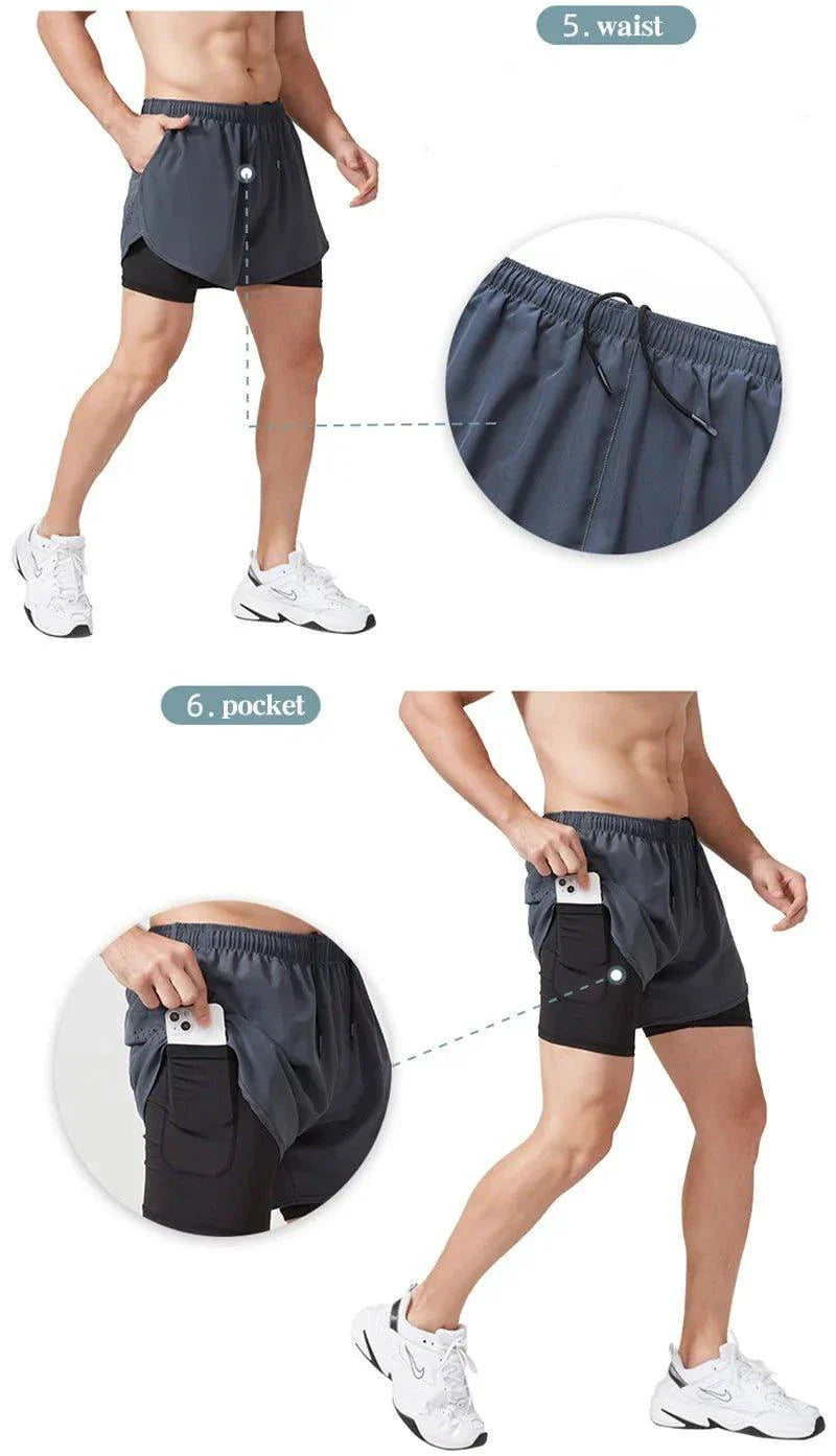 Men running shorts