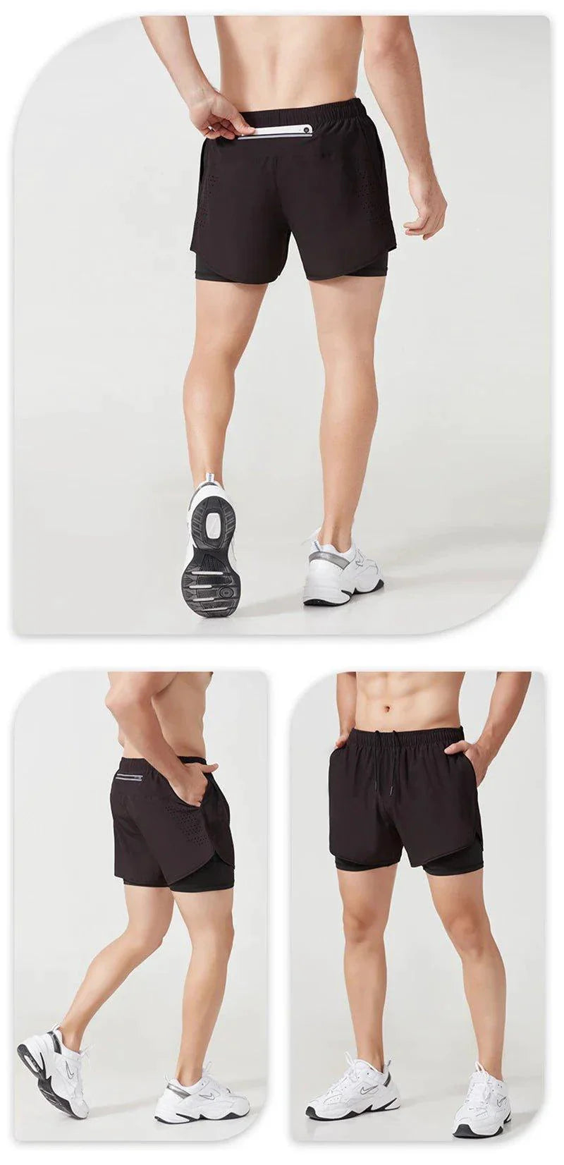 Men running shorts