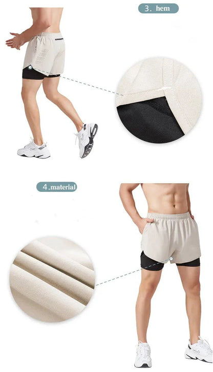 Men running shorts