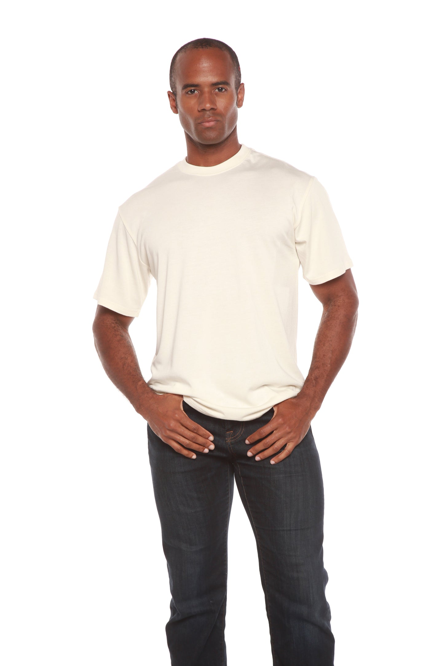 Men's Bamboo Viscose/Organic Cotton Short Sleeve T-Shirt - Classic Cut