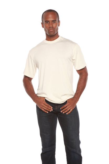 Men's Bamboo Viscose/Organic Cotton Short Sleeve T-Shirt - Classic Cut