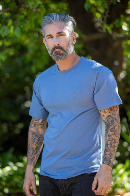 Men's Bamboo Viscose/Organic Cotton Short Sleeve T-Shirt - Classic Cut