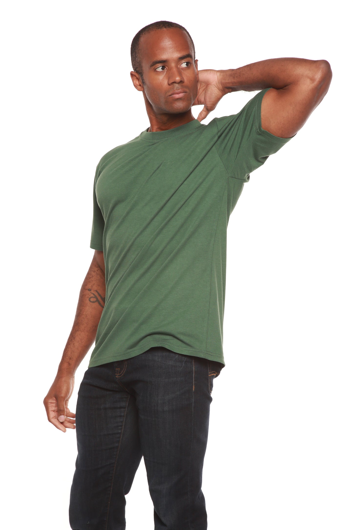 Men's Bamboo Viscose/Organic Cotton Short Sleeve T-Shirt - Classic Cut
