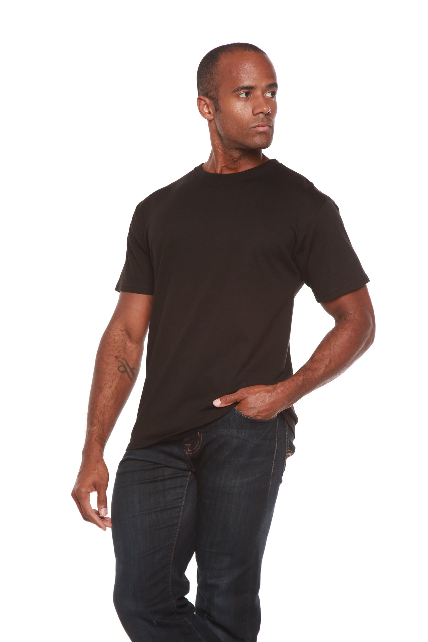Men's Bamboo Viscose/Organic Cotton Short Sleeve T-Shirt - Classic Cut